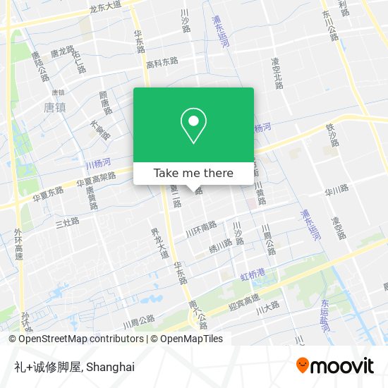 礼+诚修脚屋 map