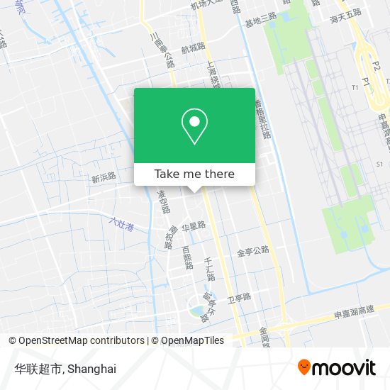 华联超市 map