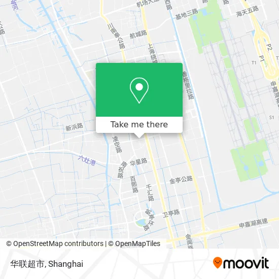 华联超市 map