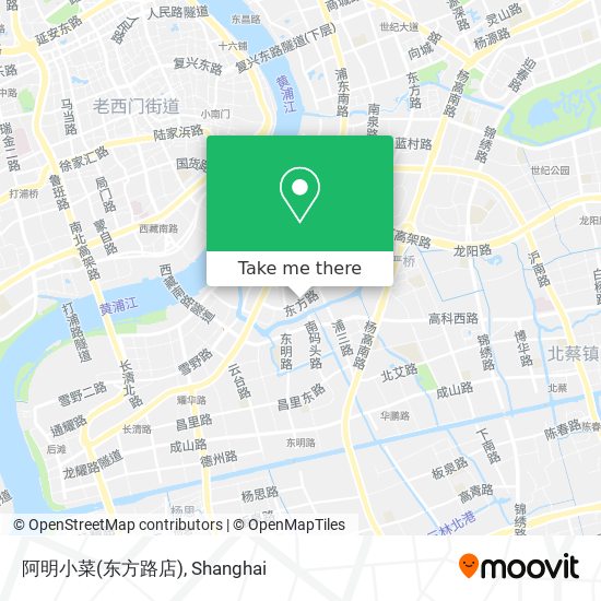 阿明小菜(东方路店) map