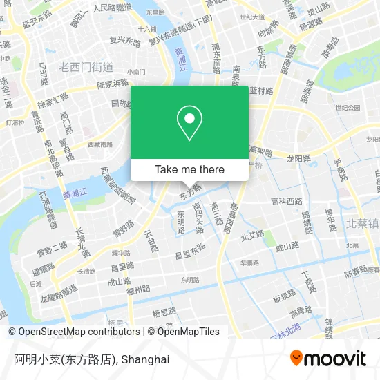 阿明小菜(东方路店) map