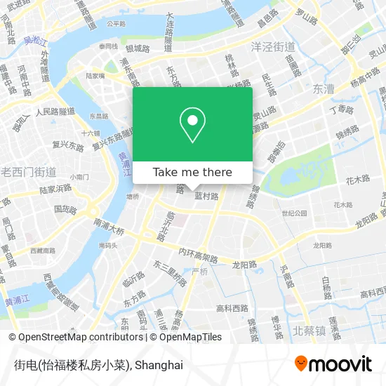 街电(怡福楼私房小菜) map