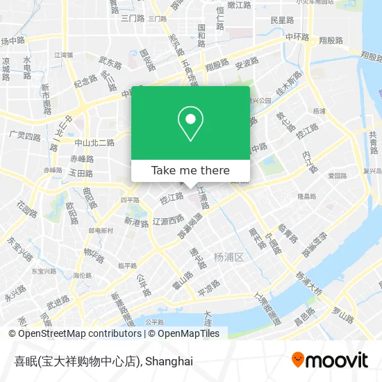 喜眠(宝大祥购物中心店) map