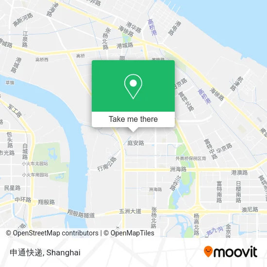申通快递 map