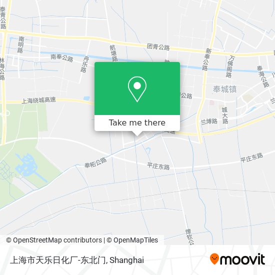 上海市天乐日化厂-东北门 map