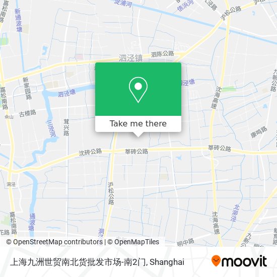 上海九洲世贸南北货批发市场-南2门 map