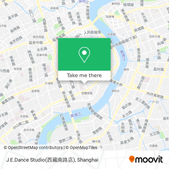 J.E.Dance Studio(西藏南路店) map