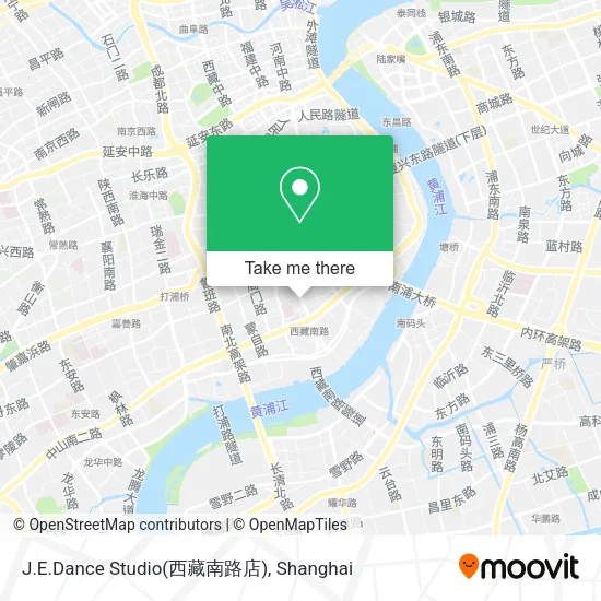 J.E.Dance Studio(西藏南路店) map
