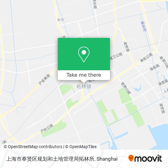上海市奉贤区规划和土地管理局拓林所 map
