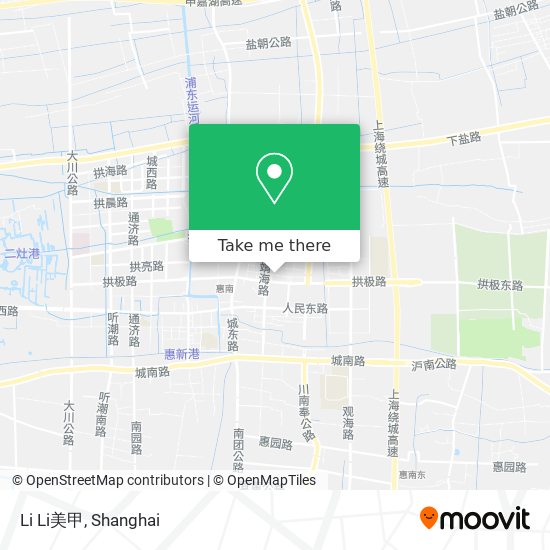 Li Li美甲 map