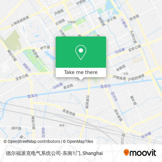 德尔福派克电气系统公司-东南1门 map