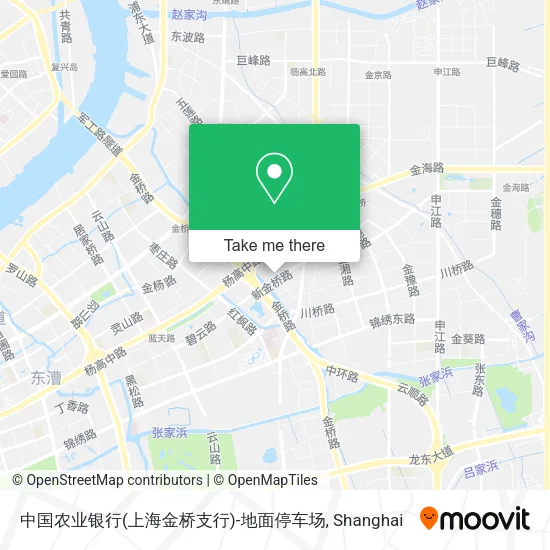 中国农业银行(上海金桥支行)-地面停车场 map