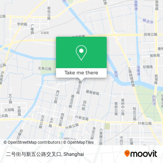 二号街与新五公路交叉口 map