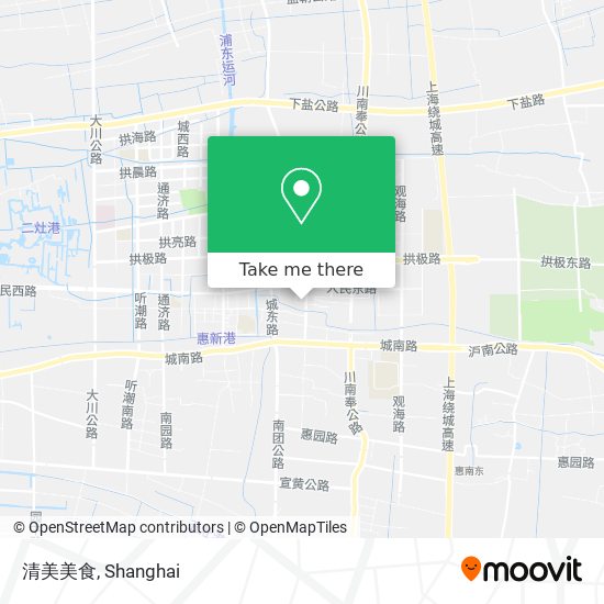 清美美食 map
