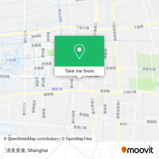 清美美食 map