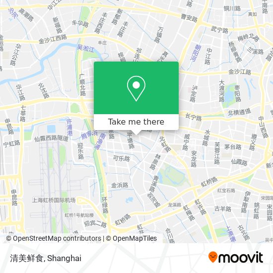 清美鲜食 map