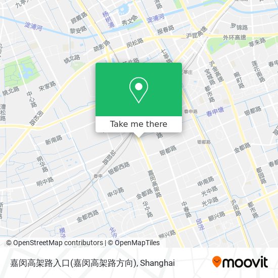 嘉闵高架路入口(嘉闵高架路方向) map