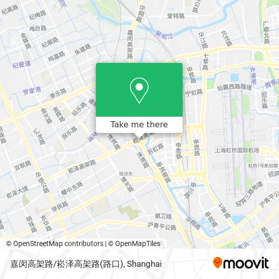 嘉闵高架路/崧泽高架路(路口) map