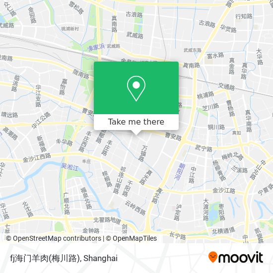 fj海门羊肉(梅川路) map