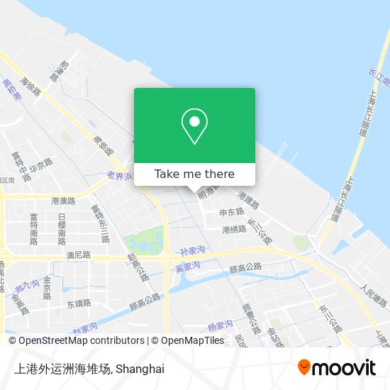 上港外运洲海堆场 map