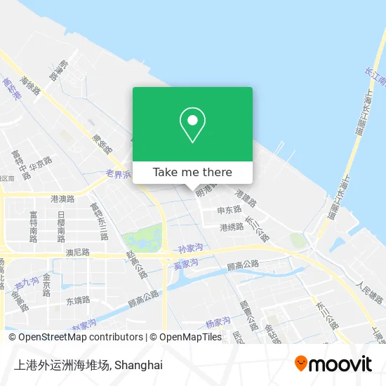 上港外运洲海堆场 map