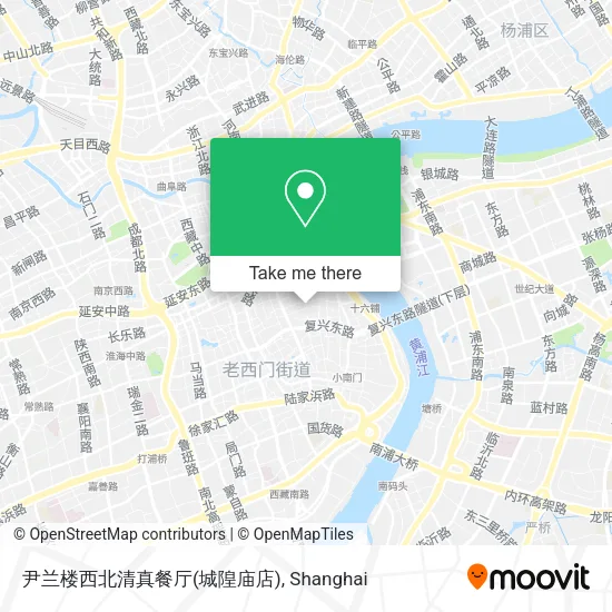 尹兰楼西北清真餐厅(城隍庙店) map
