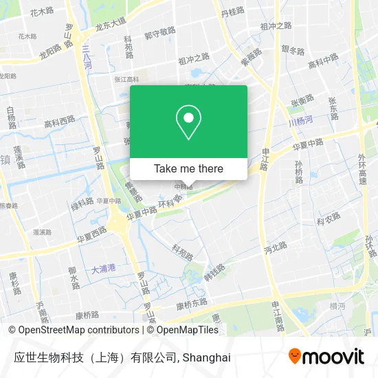 应世生物科技（上海）有限公司 map