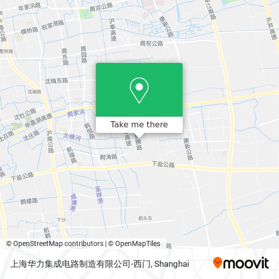 上海华力集成电路制造有限公司-西门 map