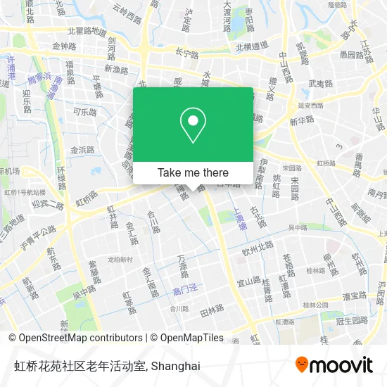 虹桥花苑社区老年活动室 map