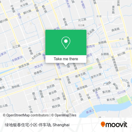 绿地银春住宅小区-停车场 map