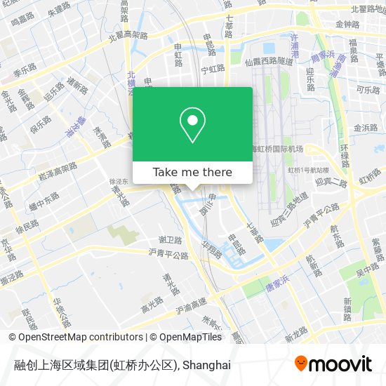 融创上海区域集团(虹桥办公区) map