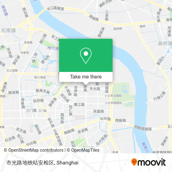 市光路地铁站安检区 map