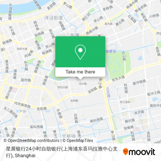 星展银行24小时自助银行(上海浦东喜玛拉雅中心支行) map