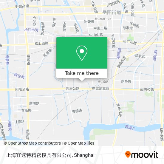上海宜速特精密模具有限公司 map