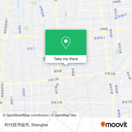时代联华超市 map