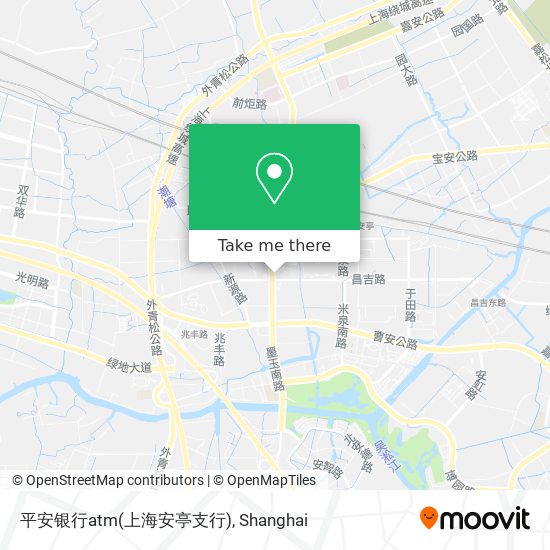 平安银行atm(上海安亭支行) map