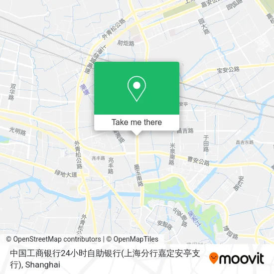 中国工商银行24小时自助银行(上海分行嘉定安亭支行) map