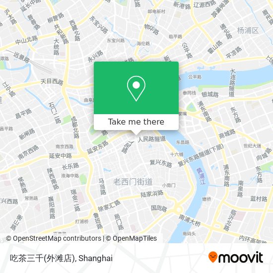 吃茶三千(外滩店) map