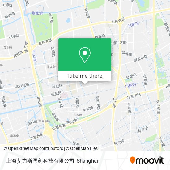 上海艾力斯医药科技有限公司 map