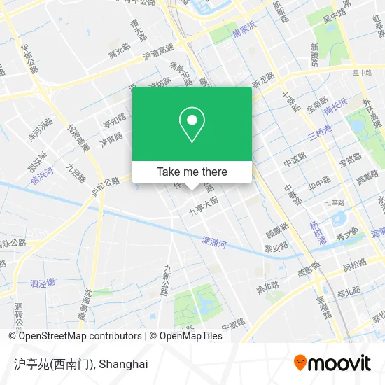 沪亭苑(西南门) map