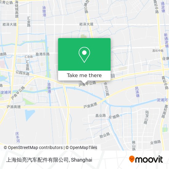 上海灿亮汽车配件有限公司 map
