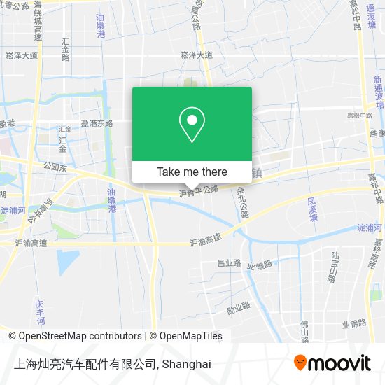 上海灿亮汽车配件有限公司 map