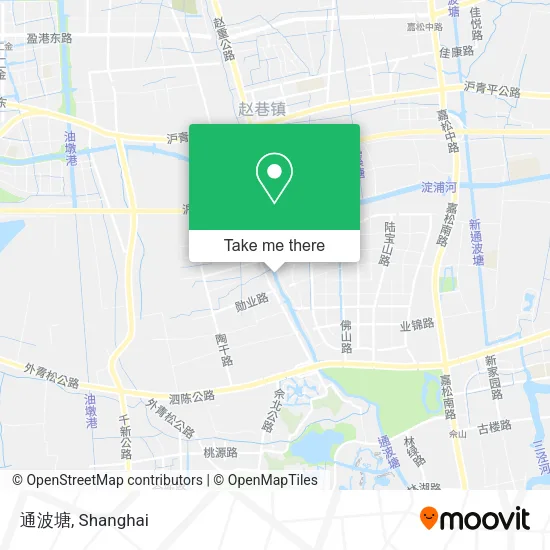通波塘 map