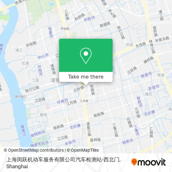 上海闵跃机动车服务有限公司汽车检测站-西北门 map