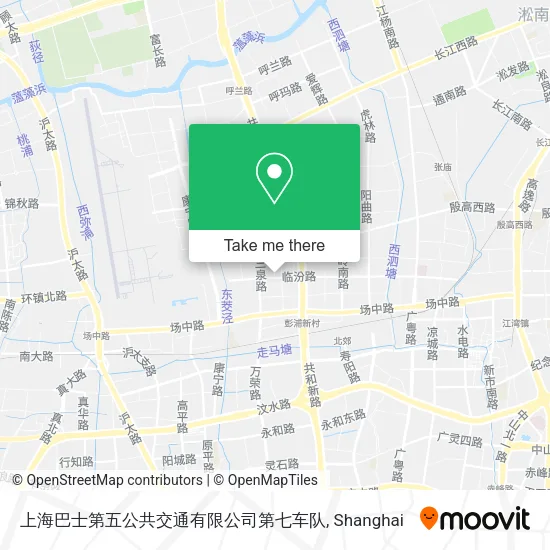 上海巴士第五公共交通有限公司第七车队 map