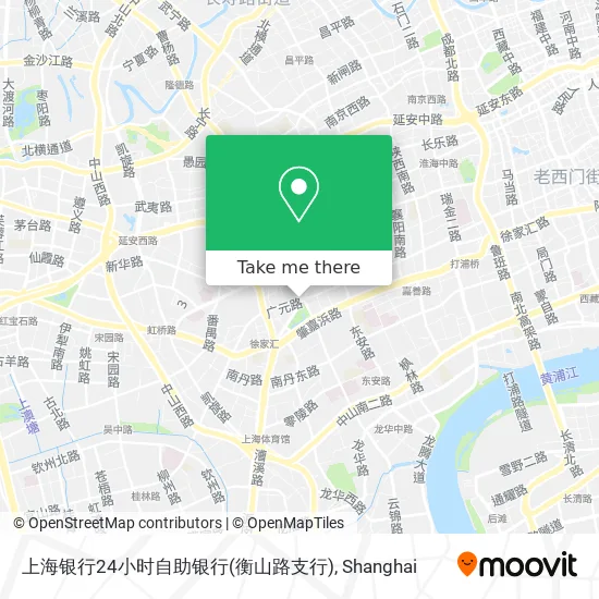 上海银行24小时自助银行(衡山路支行) map
