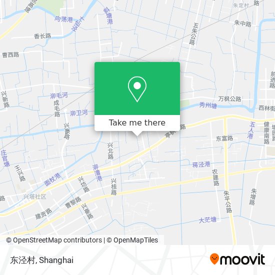 东泾村 map
