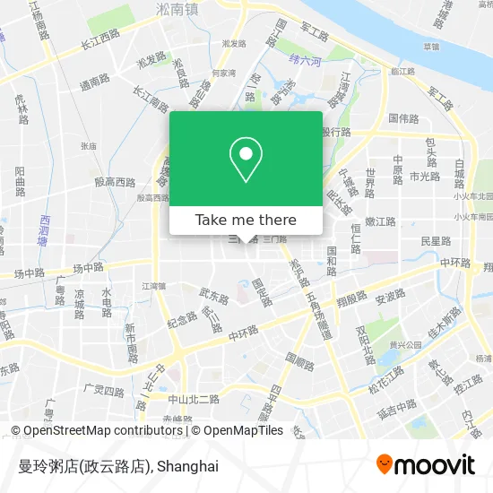 曼玲粥店(政云路店) map