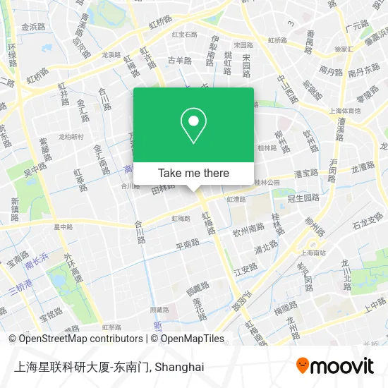 上海星联科研大厦-东南门 map