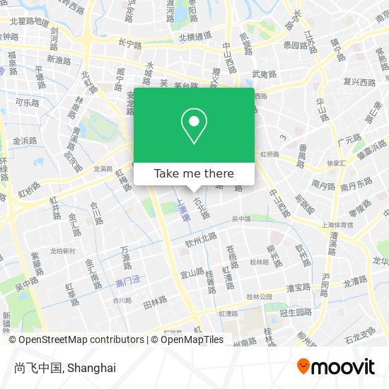 尚飞中国 map